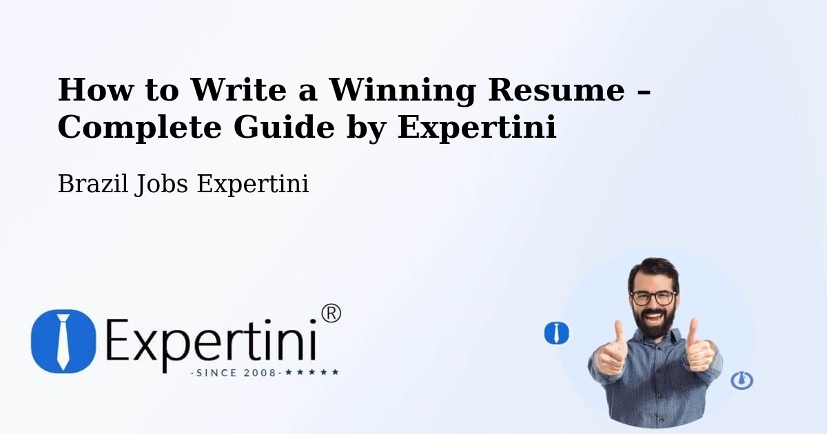 Resume Writing Guide for Job Seekers – Caarapó - Caarapó, Brazil Jobs Expertini